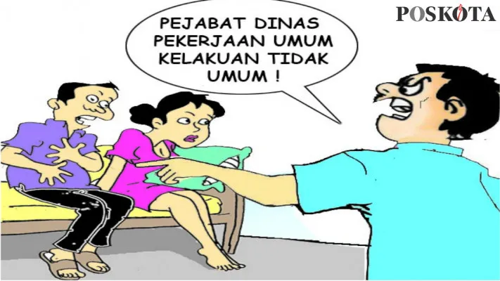 Karikatur: Pejabat Provinsi ke Daerah Ajak 'Turba' di Kamar Hotel. (Kartunis/Poskota.co.id)