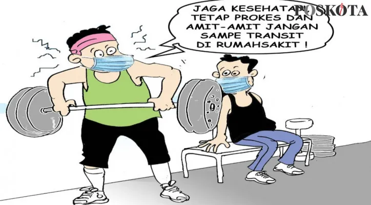 Karikatur: Jaga Diri, Jangan Sampai Transit di Rumkit. (Kartunis/Poskota.co.id)