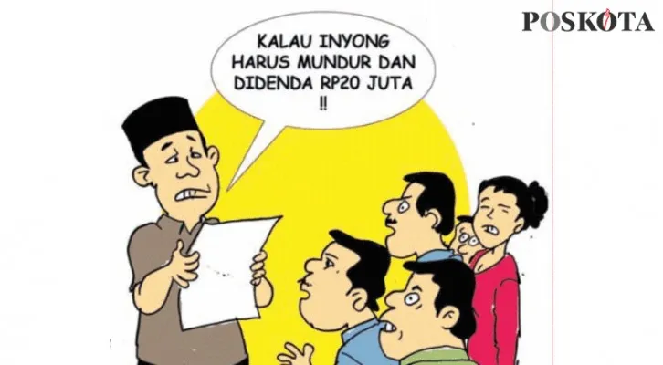 Kreatifnya Kades Purworejo Bikin Perdes Perselingkuhan. (Kartunis/Nah Ini Dia/Poskota.co.id)