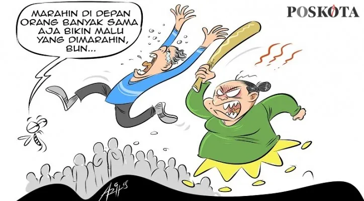 Tahan Marahmu, Ganti dengan Sabarmu. (Kartunis/Sental-Sentil/Poskota.co.id)