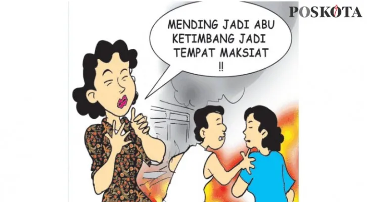 Oknum PNS Bikin Pondok, Ternyata Untuk Mesum. (Kartunis/Nah Ini Dia/Ucha)