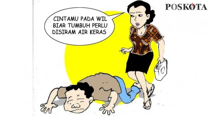 Biar Cinta ke WIL Makin Subur, Suami Disiram Pakai Air Keras