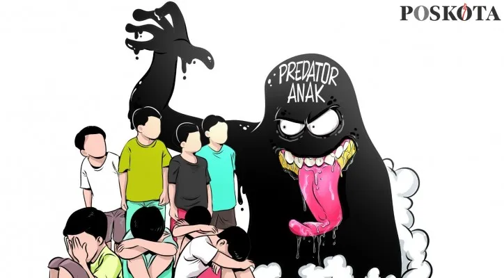 Ilustrasi Predator Anak. (Poskota/Arif Setiadi)