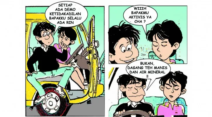 Bapaknya Ucha aktivis?