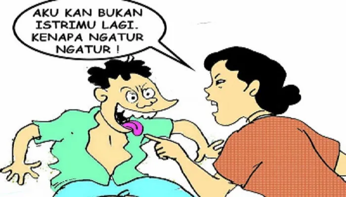 Ilustrasi Nah Ini Dia Sudah Bukan Lagi Bininya Si Duda Kok Masih Ngatur . (ucha)