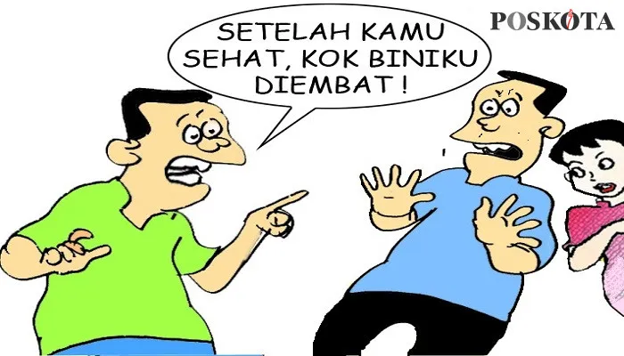 Ilustrasi Nah Ini Dia Saat Sakit Dirawat Sahabat Setelah Sehat Istri Diembat. (ucha)