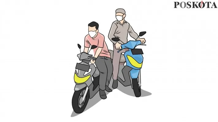 Ilustrasi pencurian sepeda motor. (Poskota.co.id/Arif Setiadi)