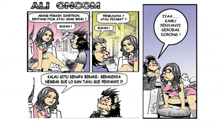 Ali Oncom Nembak Penyanyi