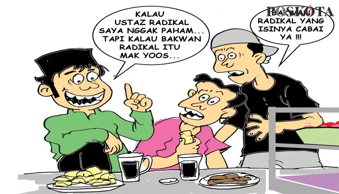 Ilustrasi Ancaman Radikalisme, Ingatlah Pancasila. (ilustrator: poskota/ucha)