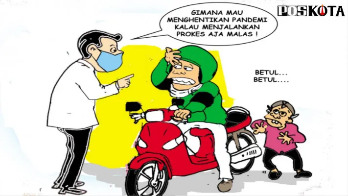 Karikatur Sental-Sentil: Kurangi Risiko Bencana. (kartunis: poskota/arif's)