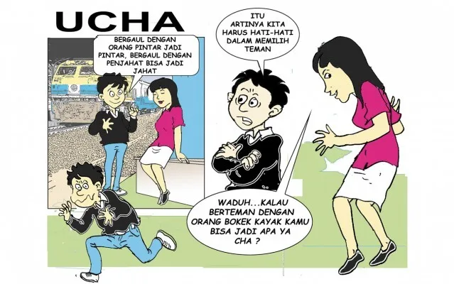 Bergaul sama Ucha bisa jadi konyol kali ya