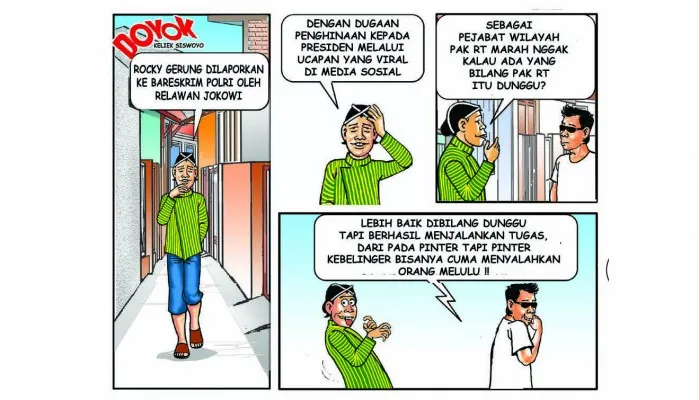 Mas Doyok berani nggak ya ngritik pejabat