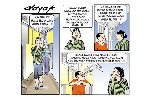 Mas Doyok bingung musim apa sekarang