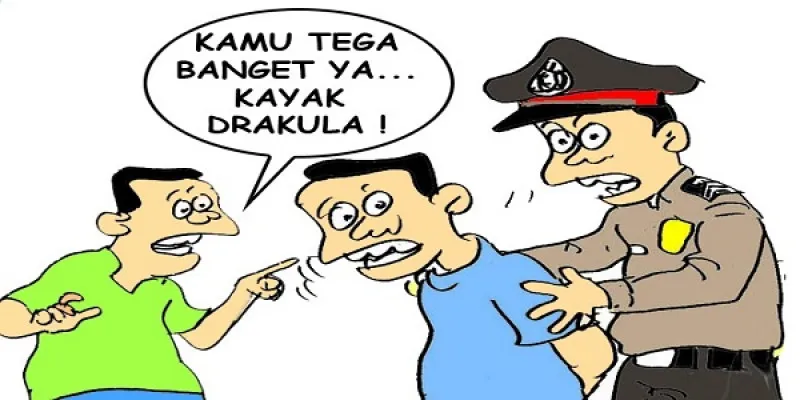 Ilustrasi Nah Ini Dia Pamitan Beli Susu Buat Anak Malah 'Disusu' Pria Drakula. (ucha)