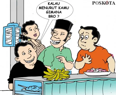 Ilustrasi Obrolan Warteg. (Poskota/Yudhi Himawan)