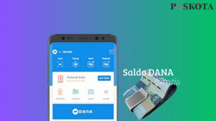 Cara mendapatkan saldo DANA gratis, Rp50.000 bisa cair setiap hari ke dompet elektronik. (Poskota/Dindin Ahmad Saputra)